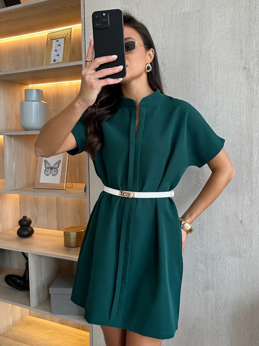 Платье праздничное короткое оверсайз - фото 1