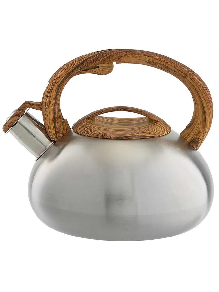 Чайник со свистком 2 5л из нержавеющей стали BE-0600