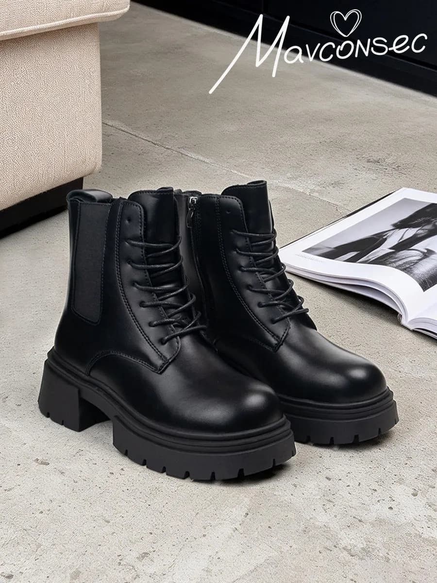 Ботинки зимние с натуральным мехом - фото 1