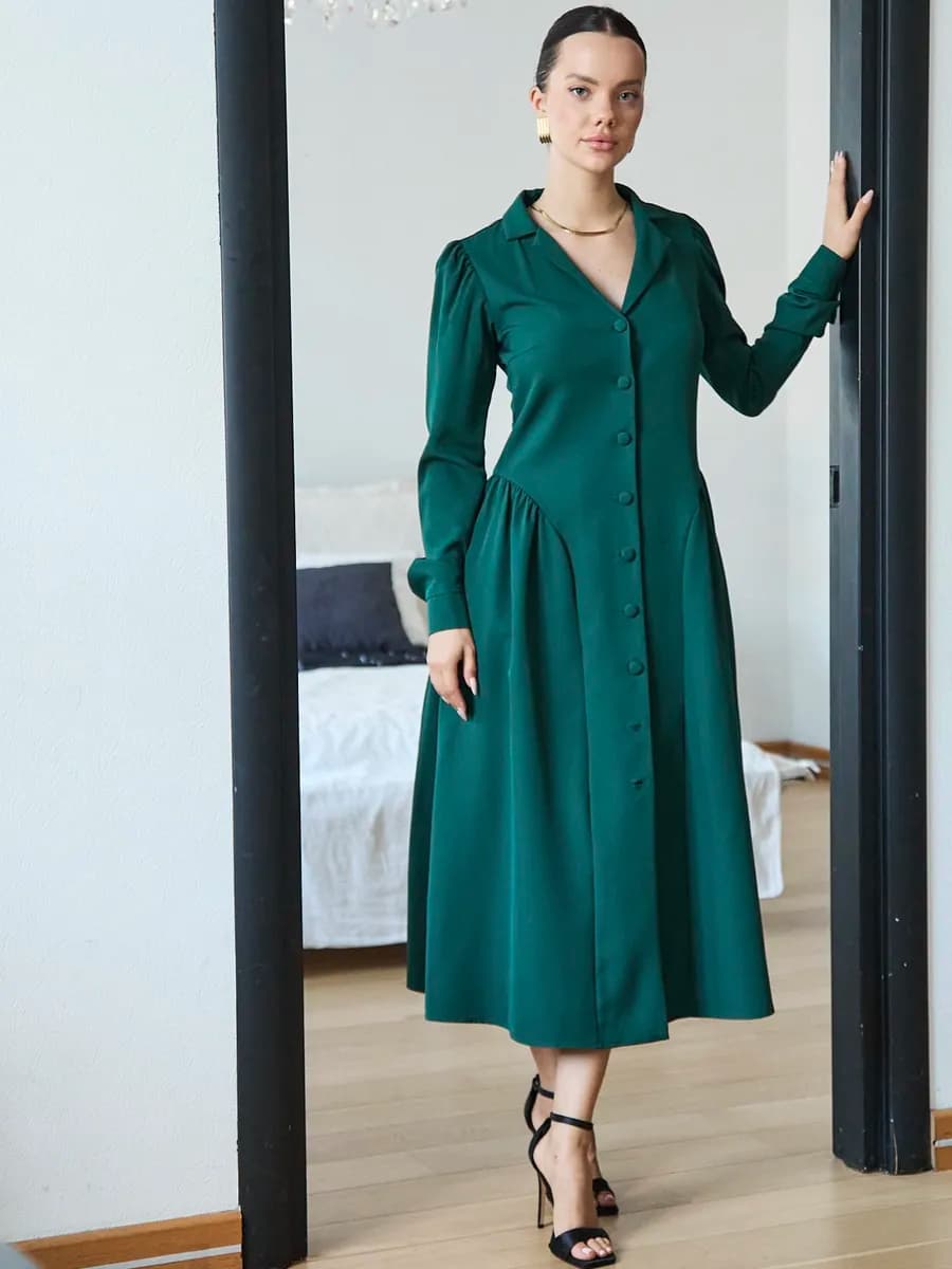 платье винтажное ретро теплое