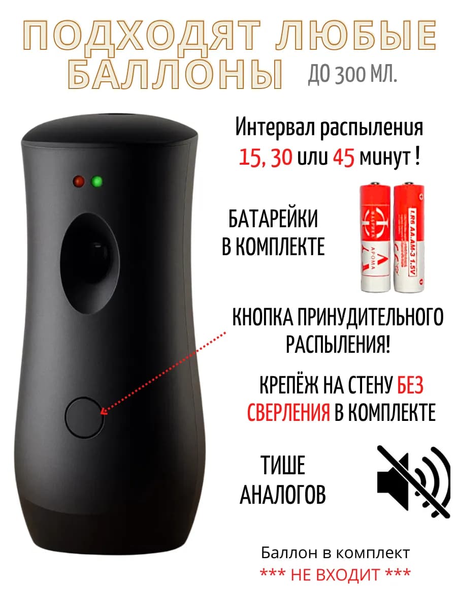 Освежитель воздуха автоматический для дома и туалета