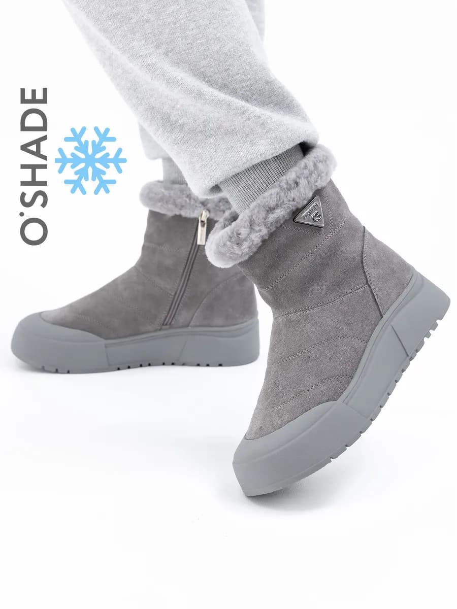 Зимние ботинки женские с мехом