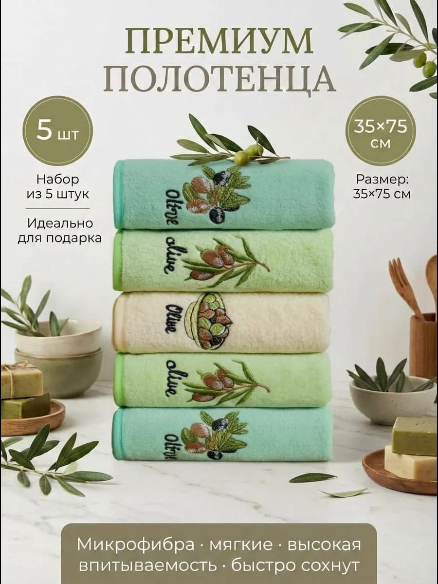 Полотенце кухонные подарочный набор для женщин