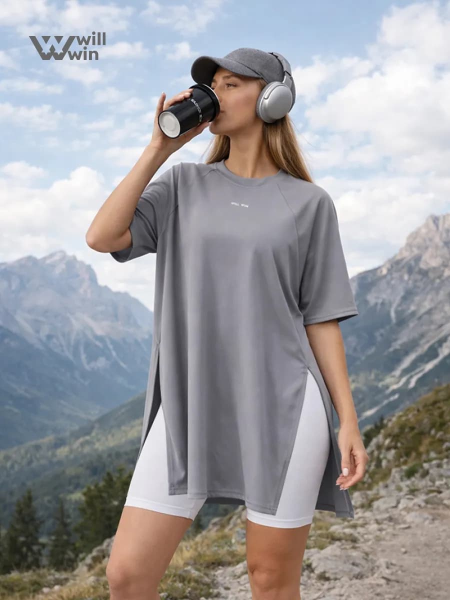 Спортивная футболка оверсайз