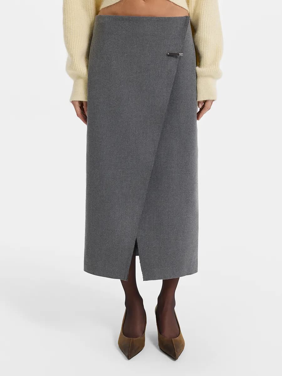 Юбка миди на запах - фото 1