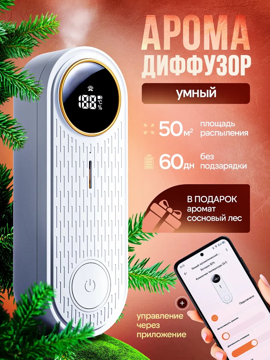 Умный электронный аромадиффузор для дома - аромалампа