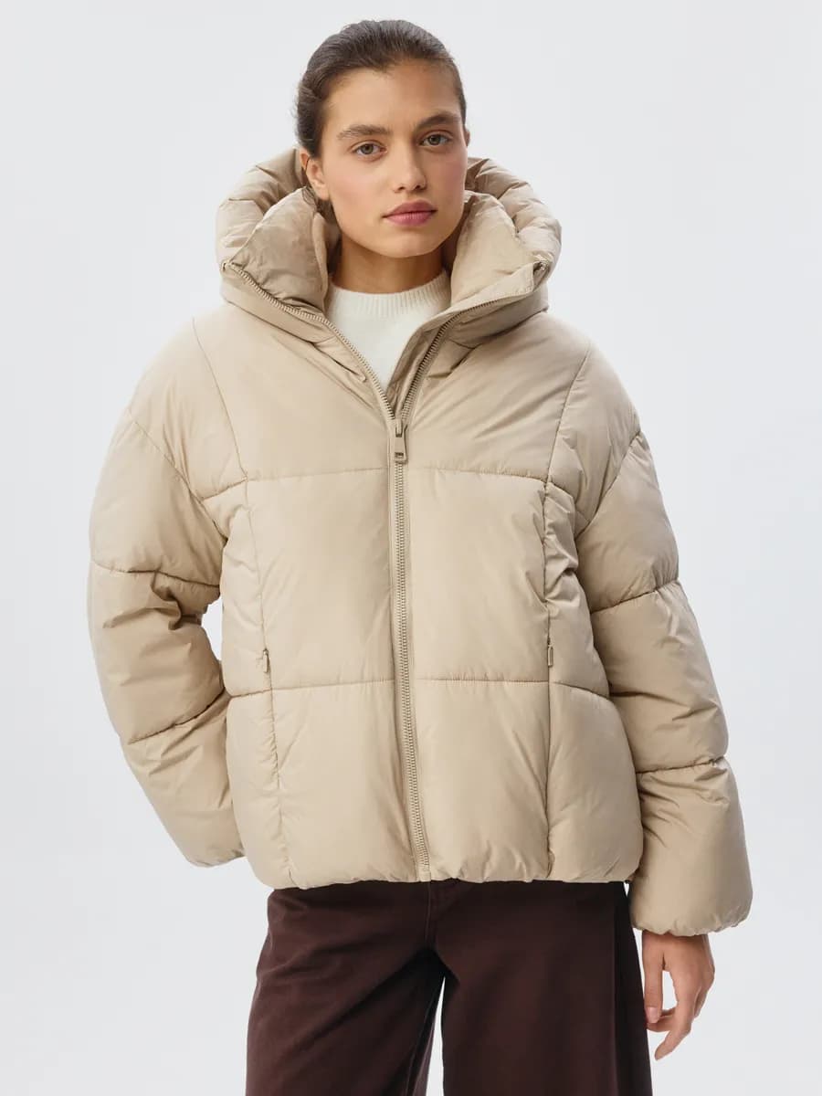 Куртка оверсайз с капюшоном