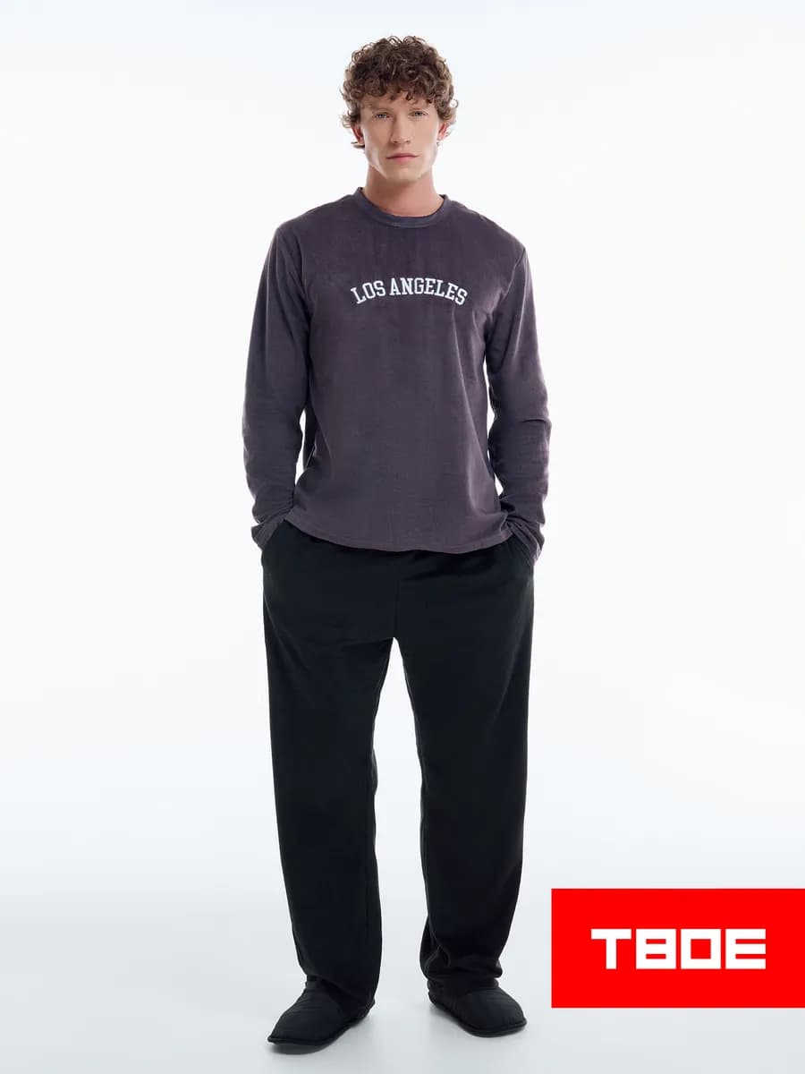 Теплая пижама Los Angeles с брюками