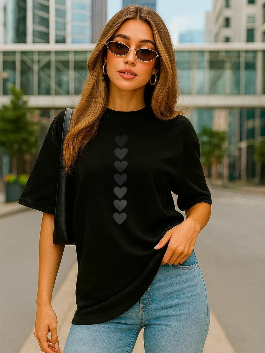 Футболка с принтом хлопок