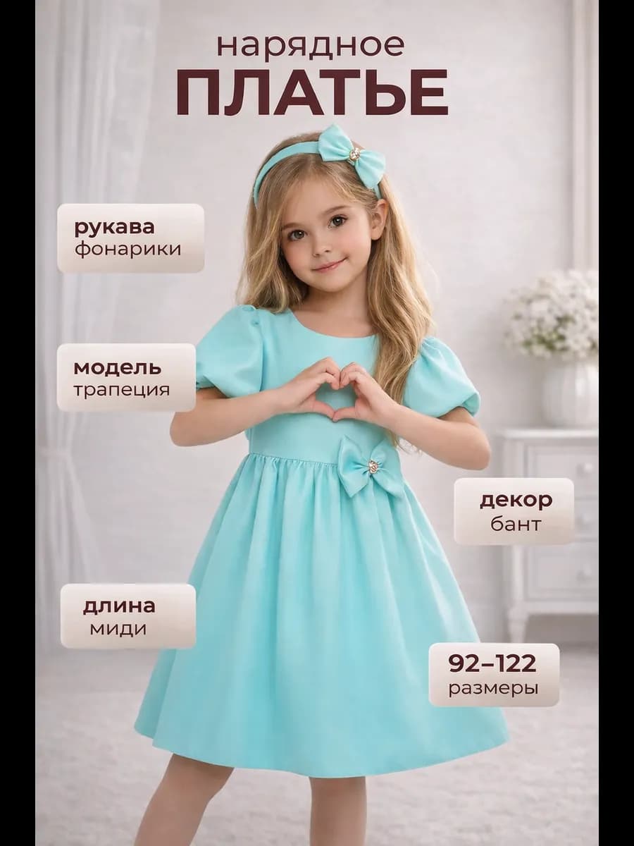 Платье детское нарядное
