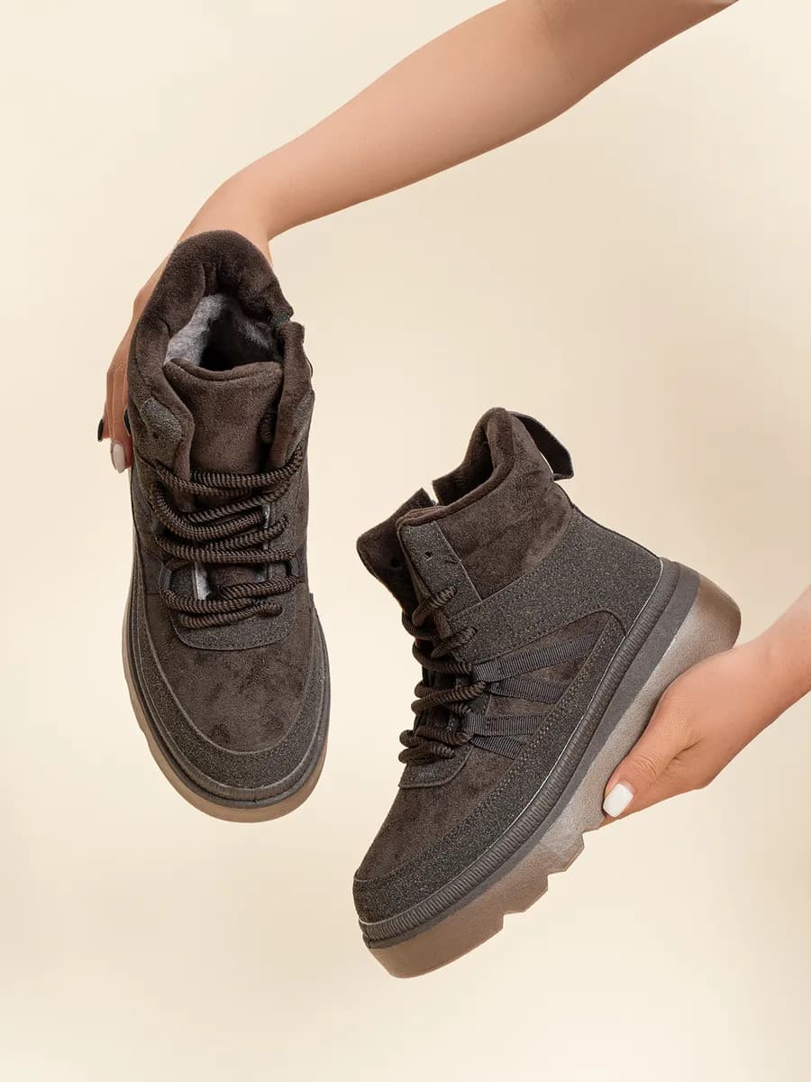 Угги зимние на меху и платформе