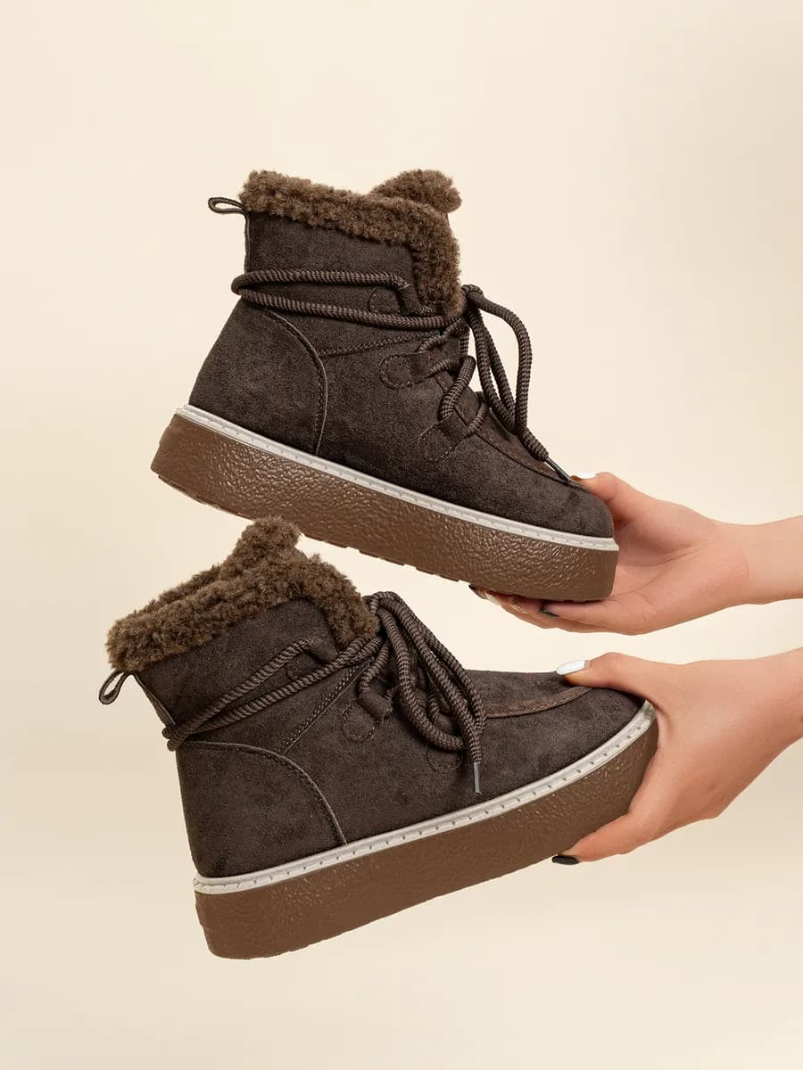 Угги зимние на меху и платформе