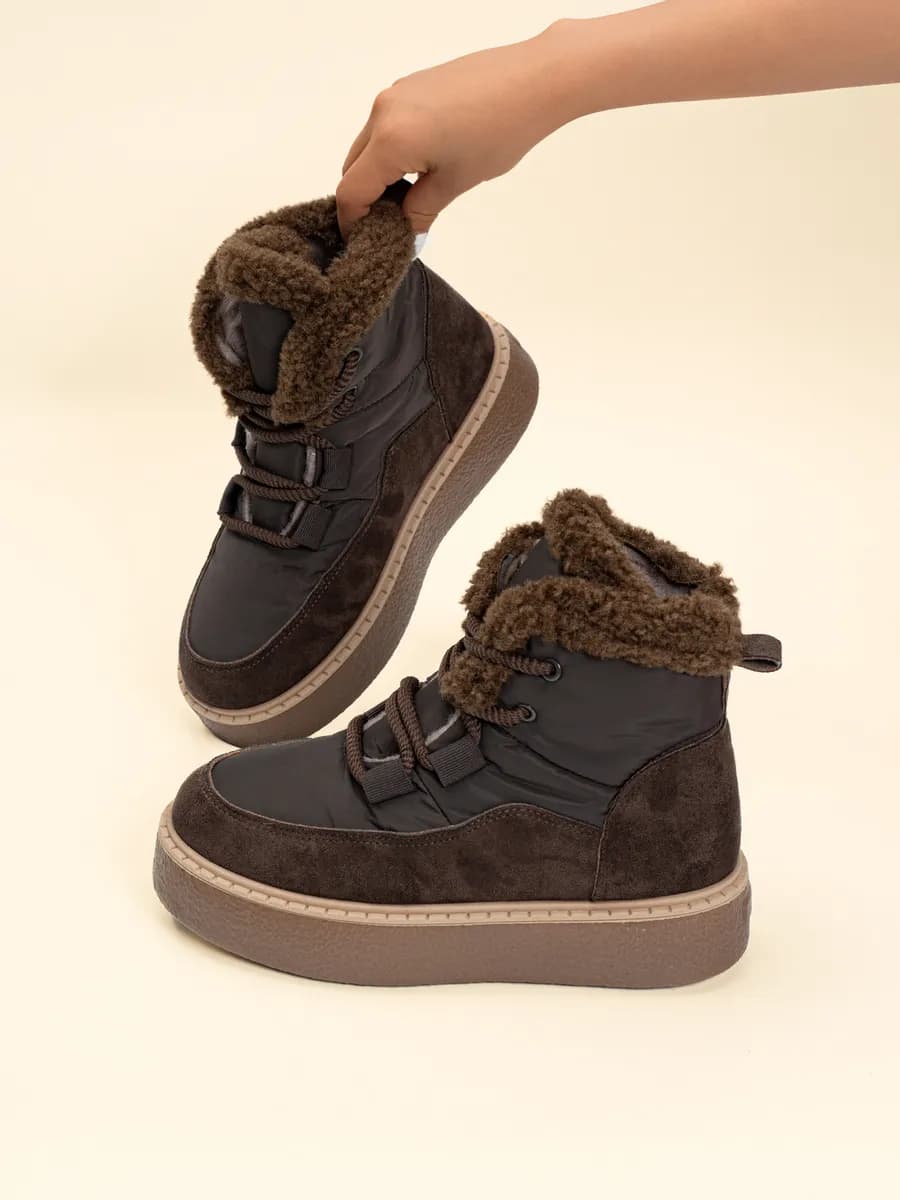 Угги зимние на меху и платформе