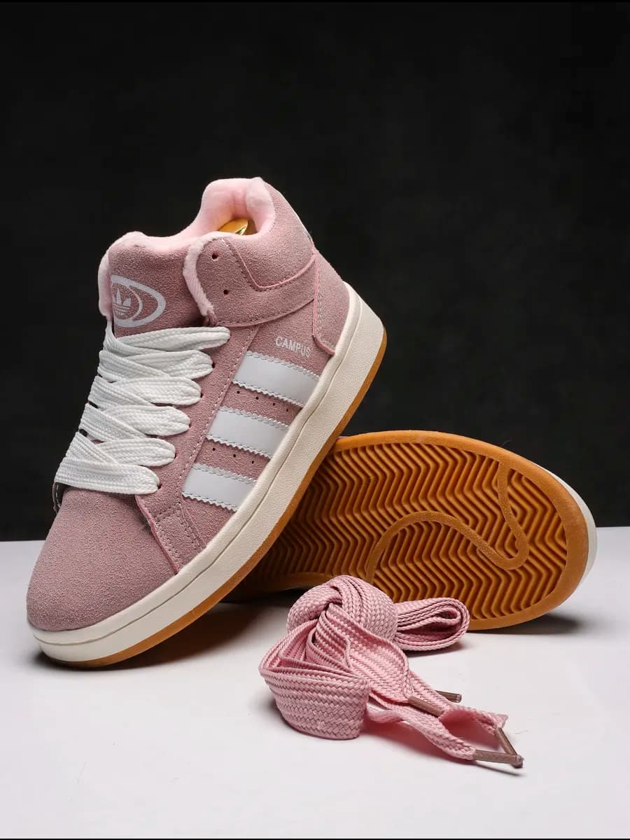 Кроссовки зимние высокие Campus с мехом - фото 1