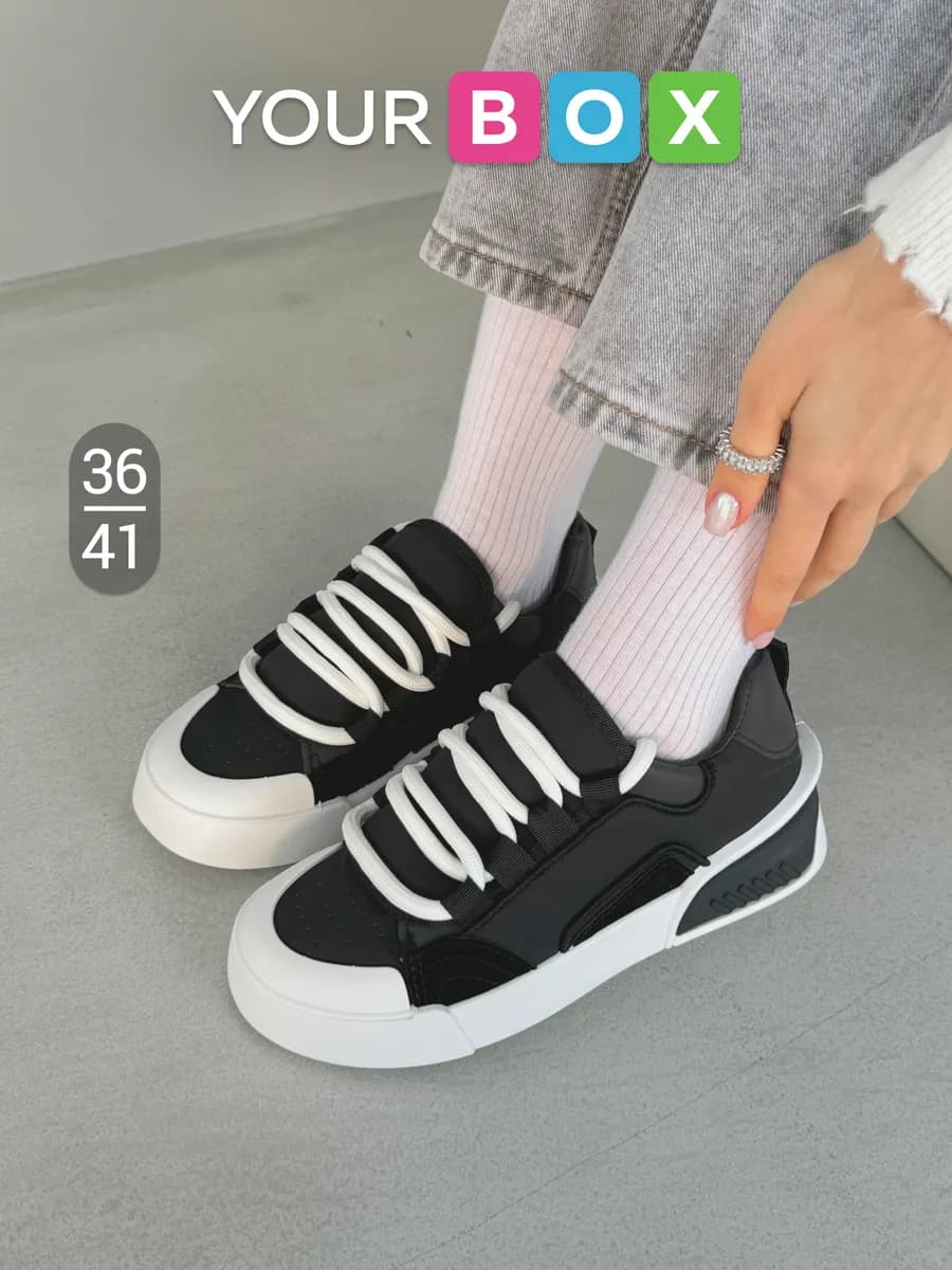 Кеды женские черные на платформе