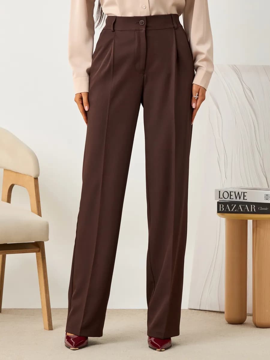 Брюки классические женские прямые