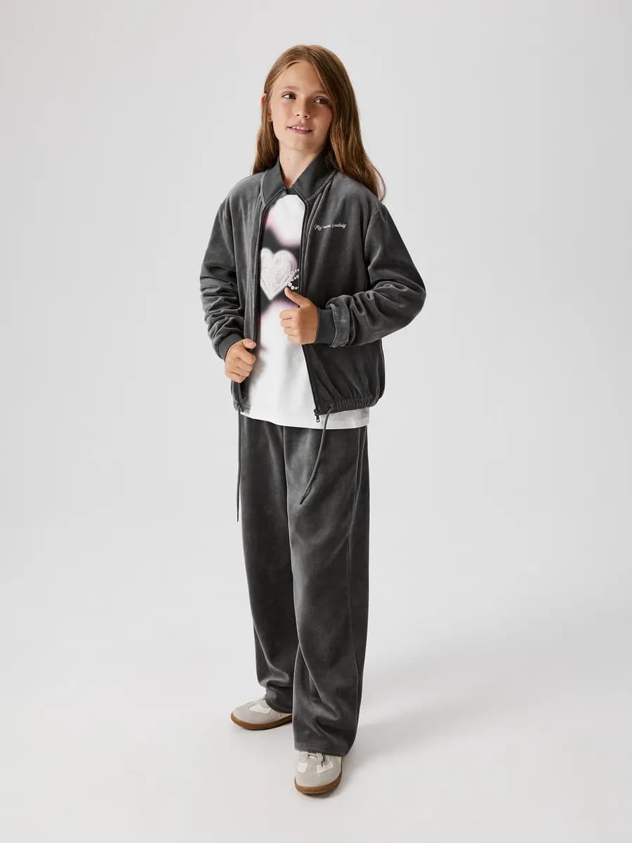 Толстовка бархатная велюровая спортивная