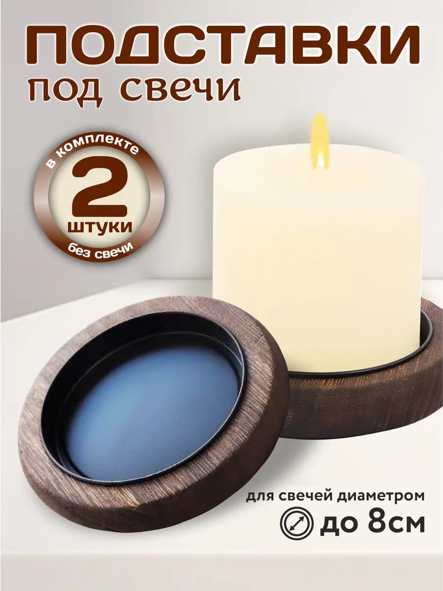 Круглый подсвечник подставка для свечей