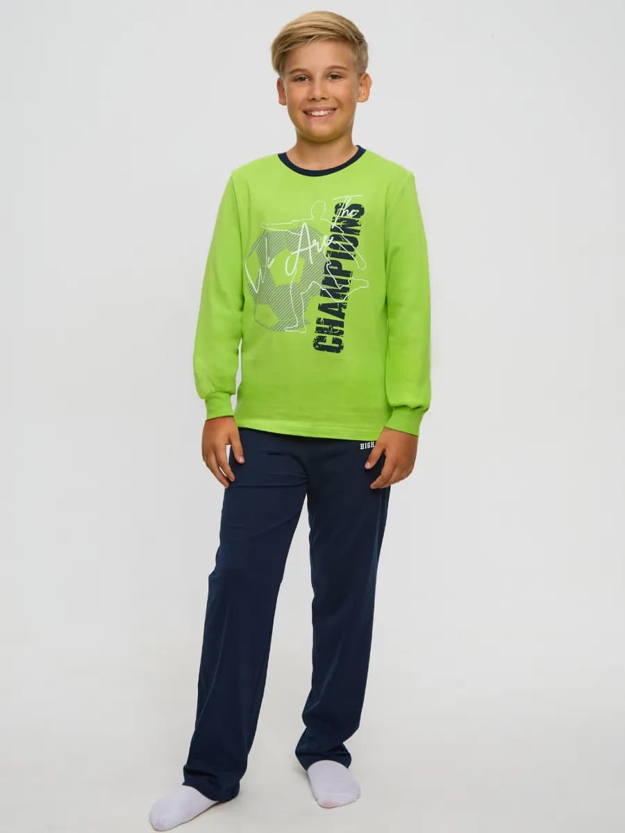 Пижама для подростка футбол, домашний костюм