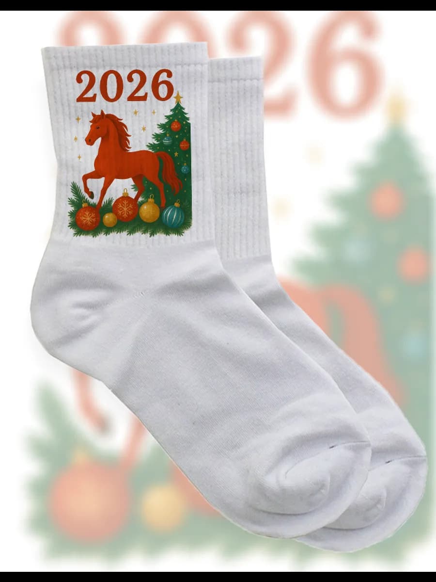 Новогодние носки 2026