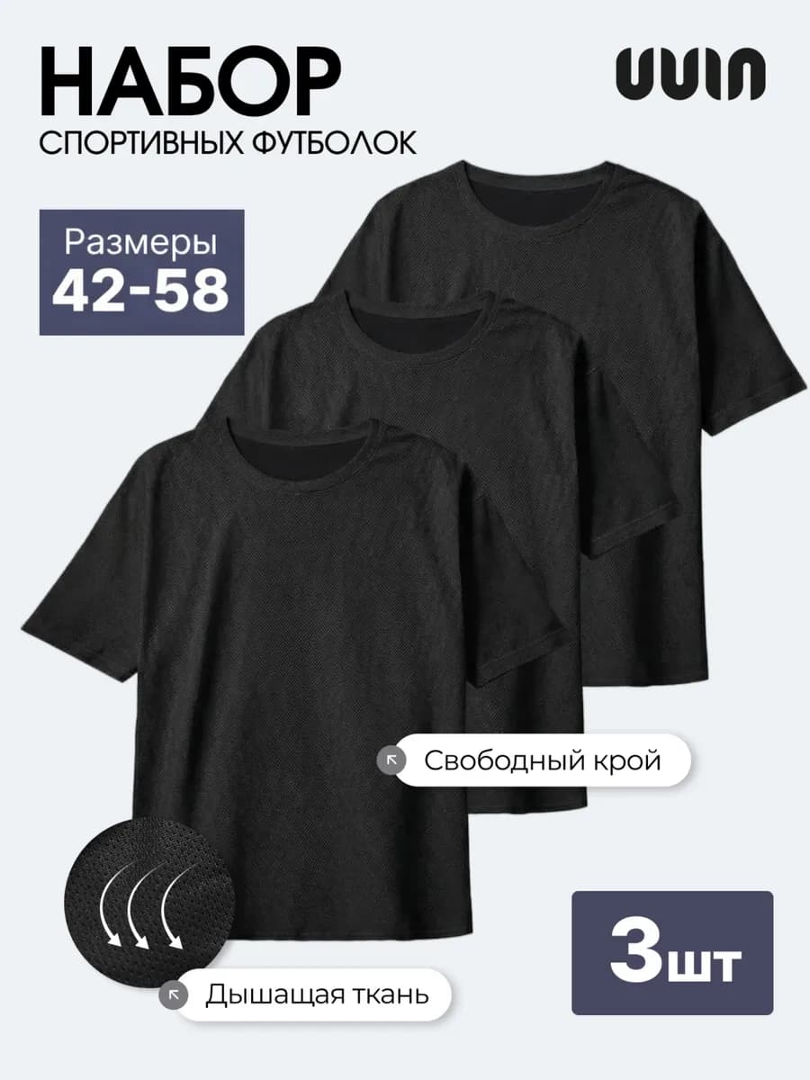 Набор футболок 3в1 - фото 1