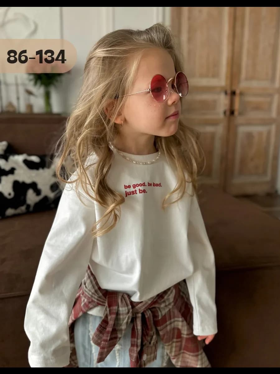 Свитшот лонгслив кофта для детей и подростков в школу - фото 1