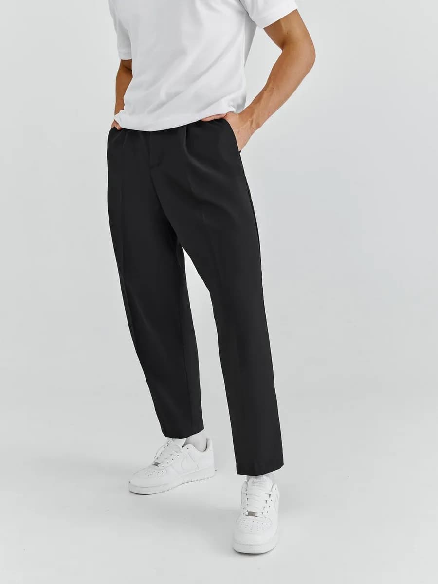 Брюки со стрелками широкие оверсайз