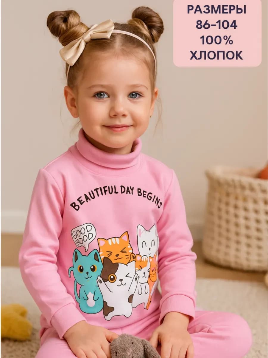 Водолазка детская с принтом