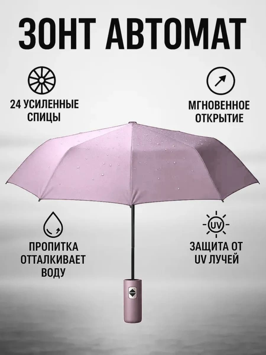 Зонт полный автомат антиветер - фото 1