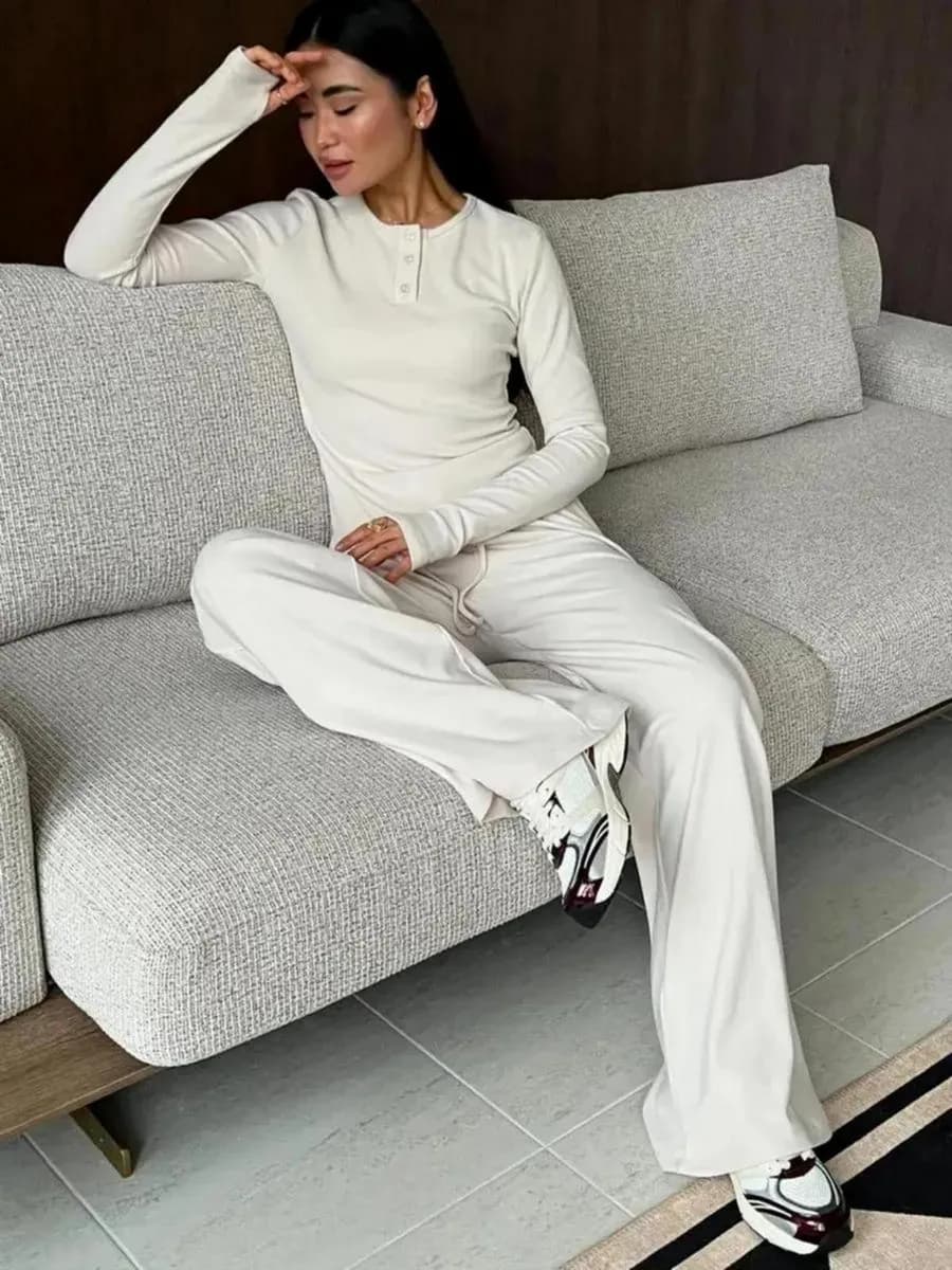 Кашемировый костюм двойка теплый