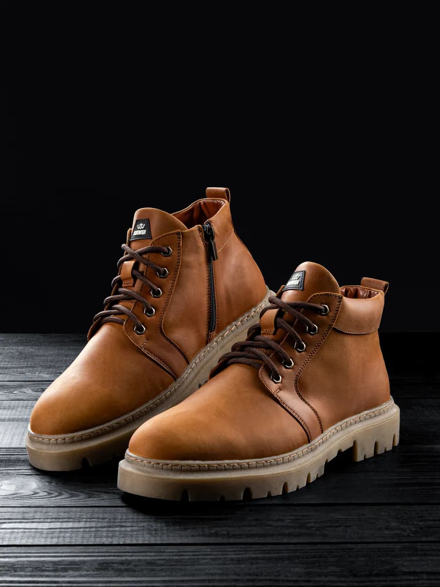 Ботинки зимние натуральная кожа и мех