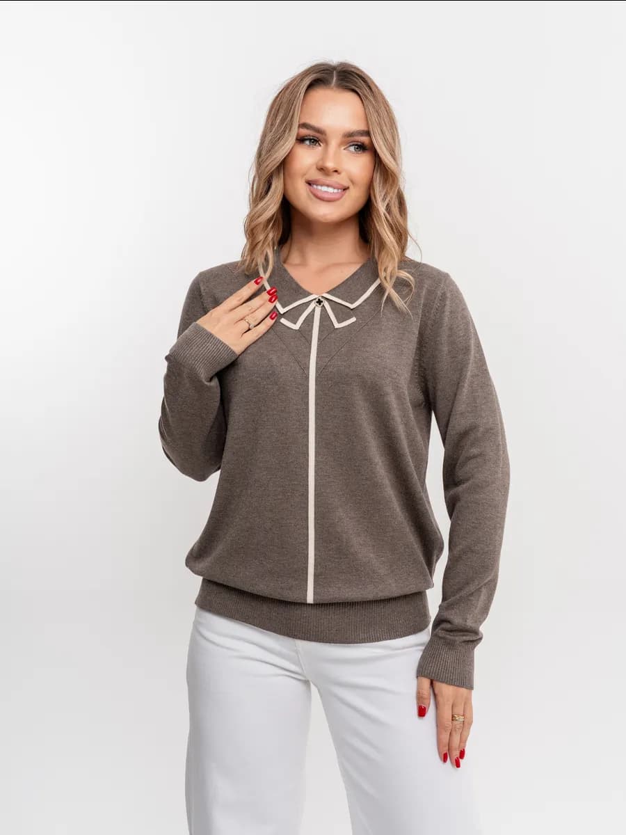 Элегантный джемпер с кашемиром