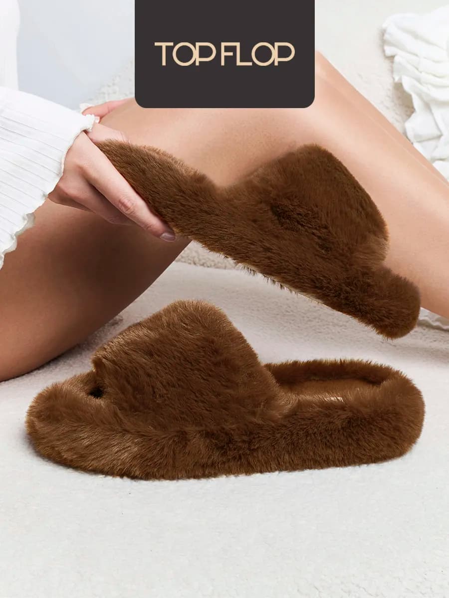 Тапочки домашние меховые