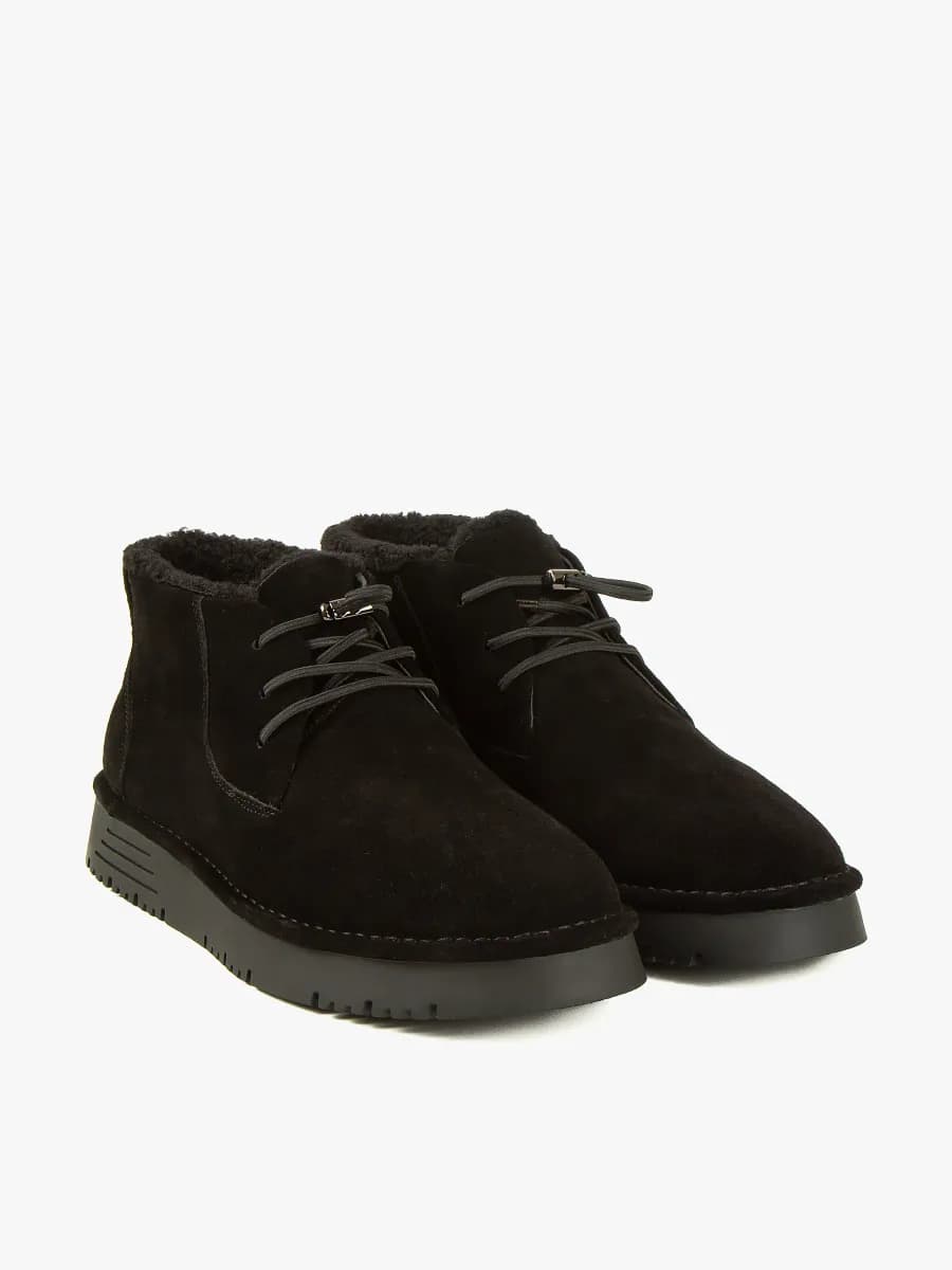 Ботинки зимние натуральная замша