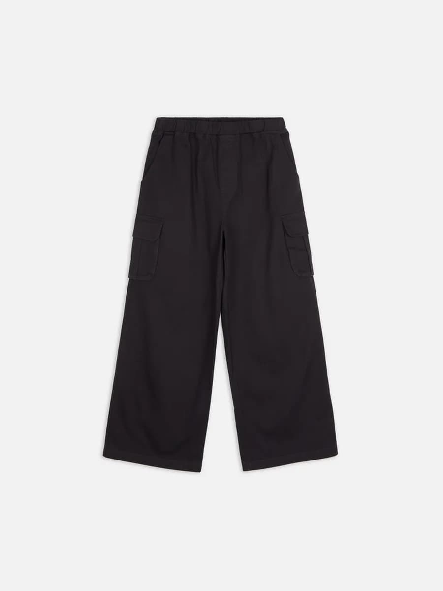 Брюки широкие на резинке