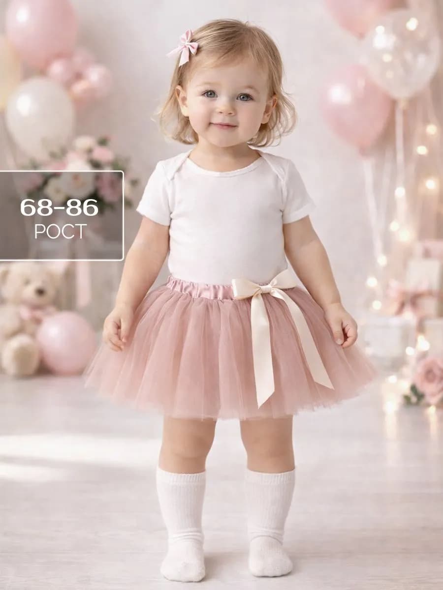 Юбка пачка из фатина пышная нарядная