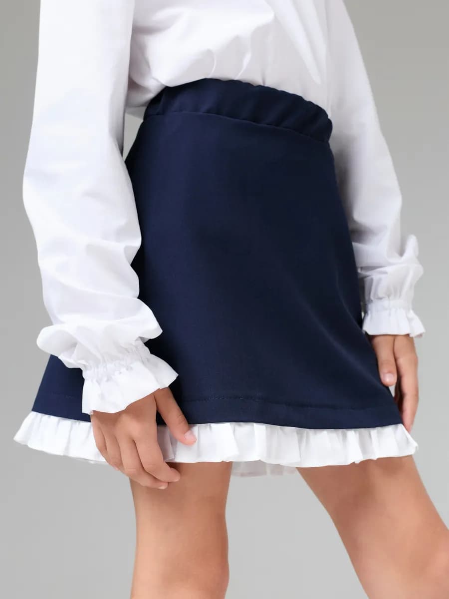 Юбка школьная на резинке