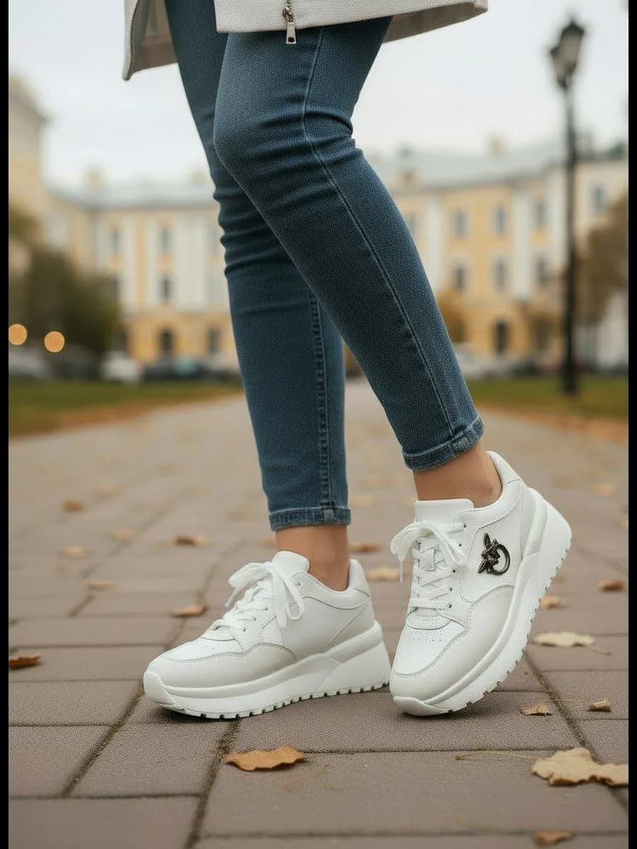 Кроссовки женские осенние на платформе