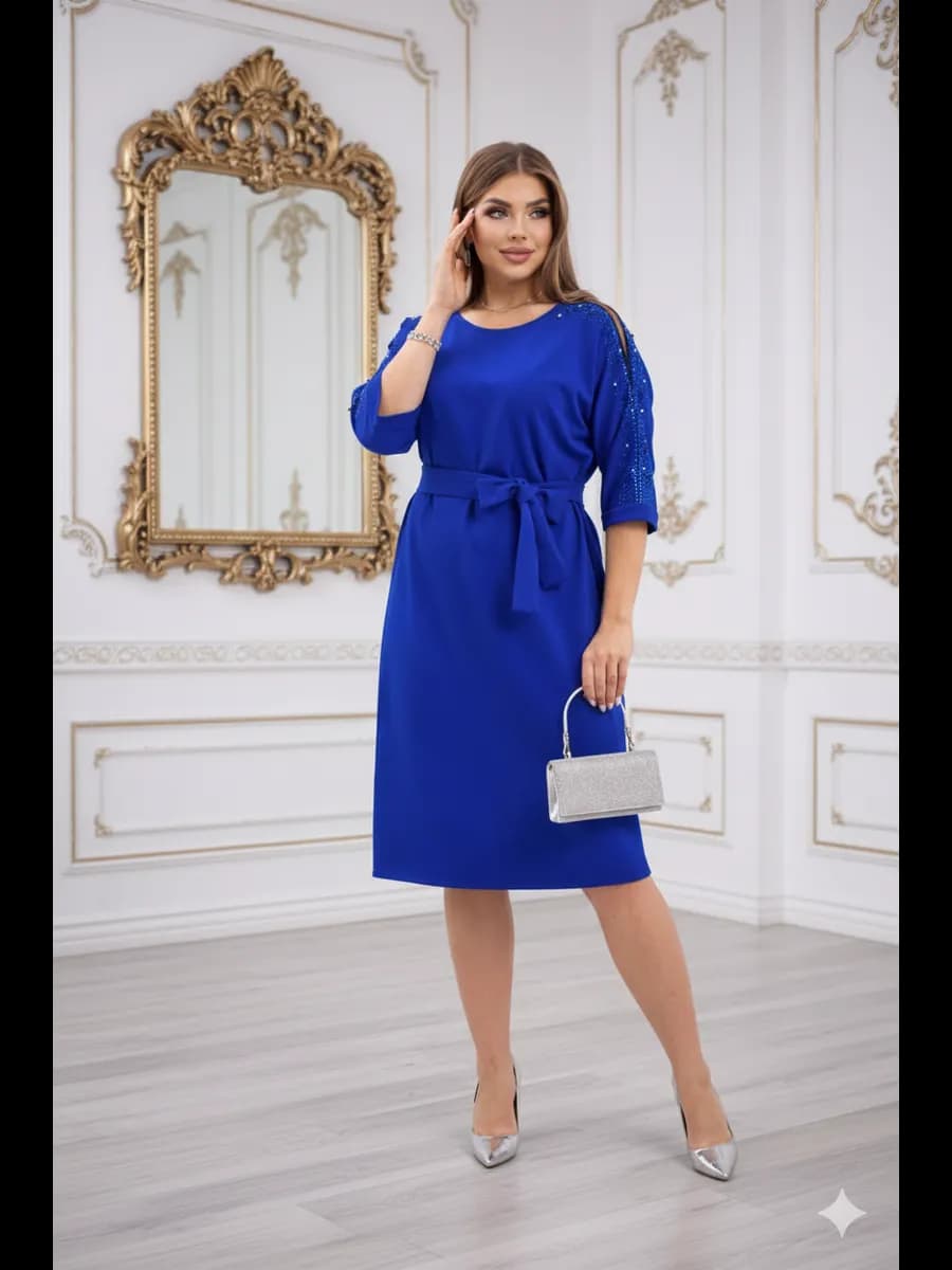 Платье вечернее трикотажное