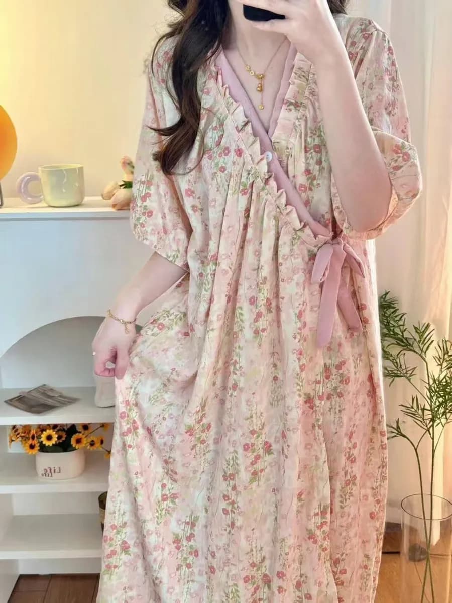 Сорочка для дома хлопковая