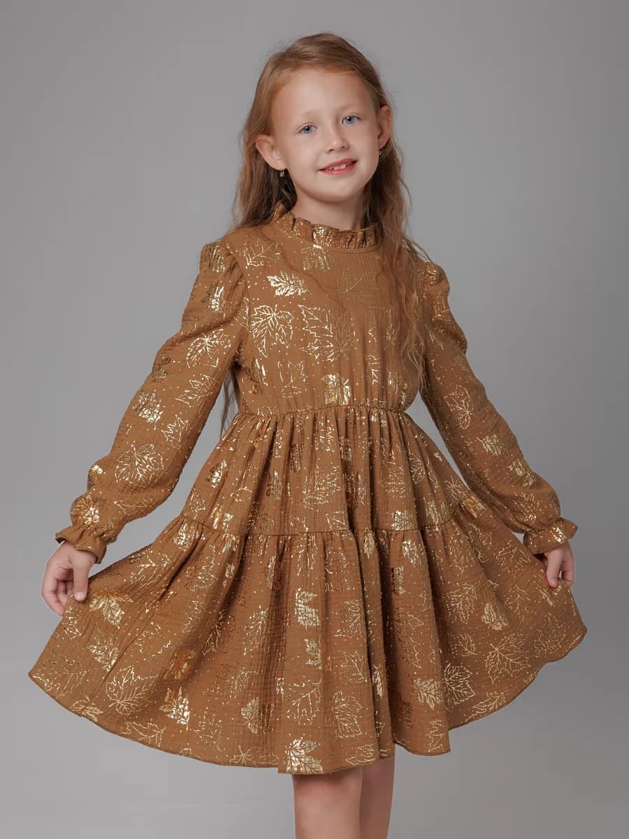 Платье муслиновое осеннее - фото 1