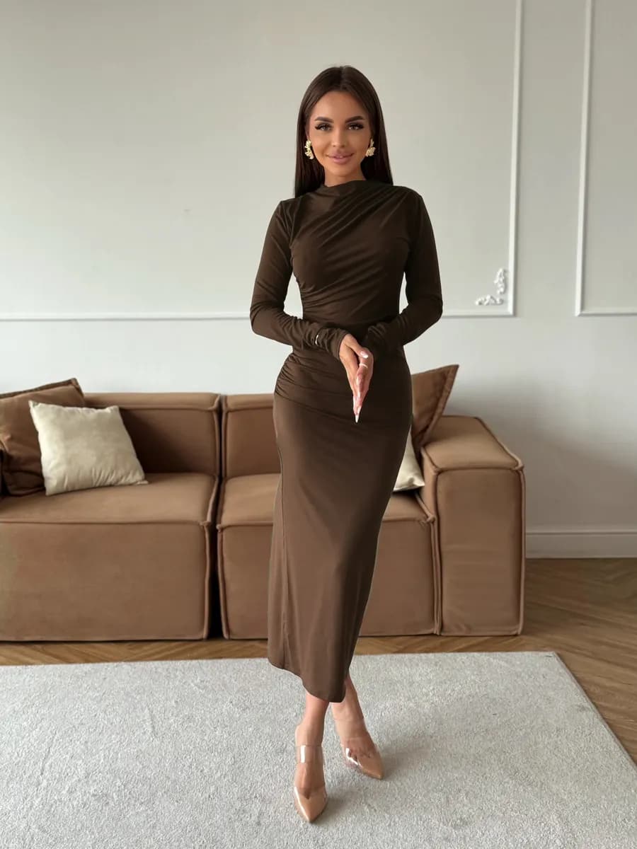 платье длинное в обтяг