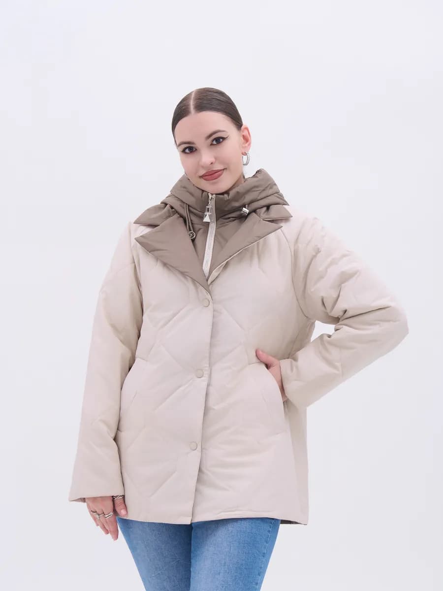 Куртка демисезонная оверсайз большие размеры