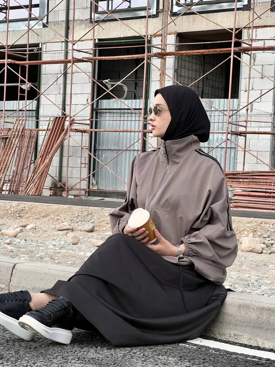 Мусульманская одежда для женщин спортивный костюм с юбкой