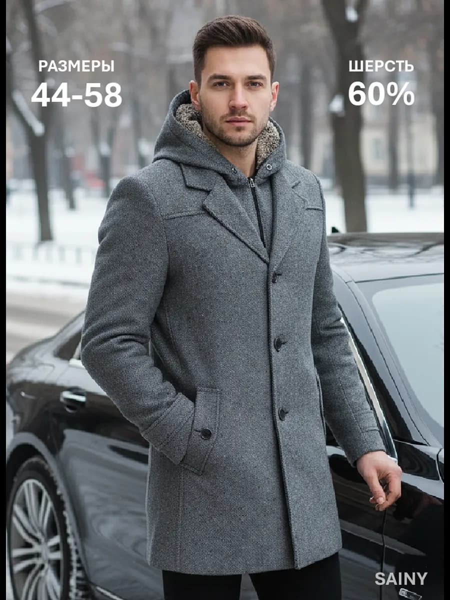 Пальто с капюшоном