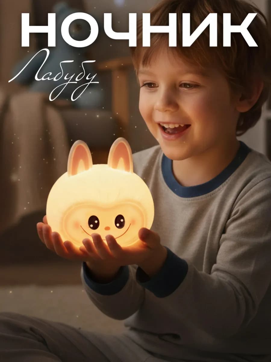 детский ночник лабуба