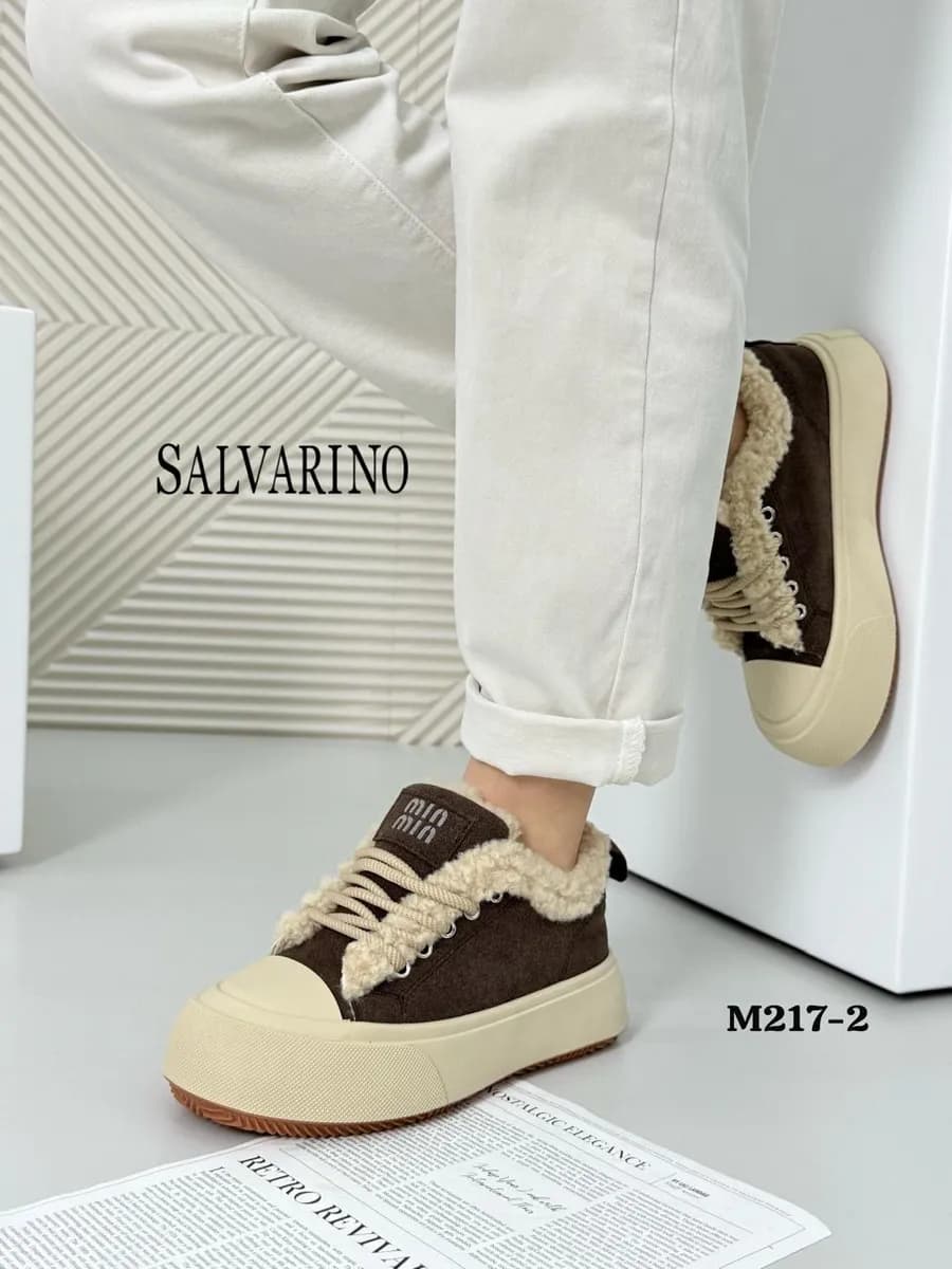 Кеды на высокой платформе кроссовки зимние Миу Миу