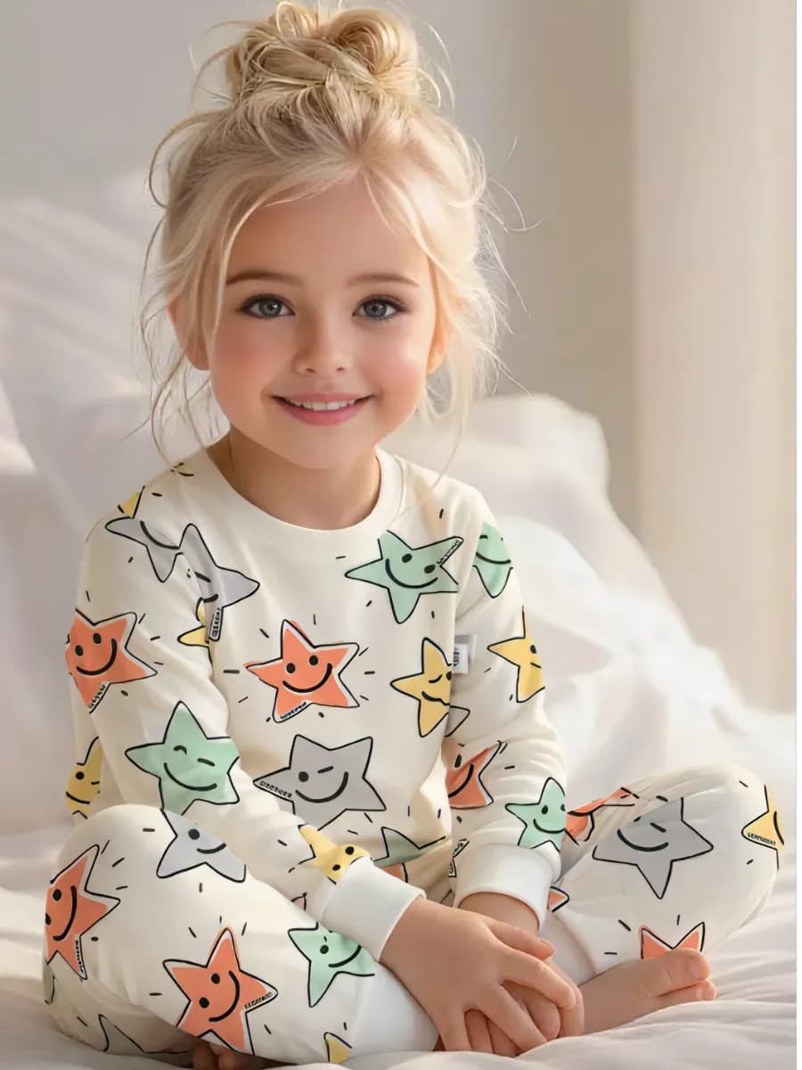 Пижама для девочки и мальчика со штанами