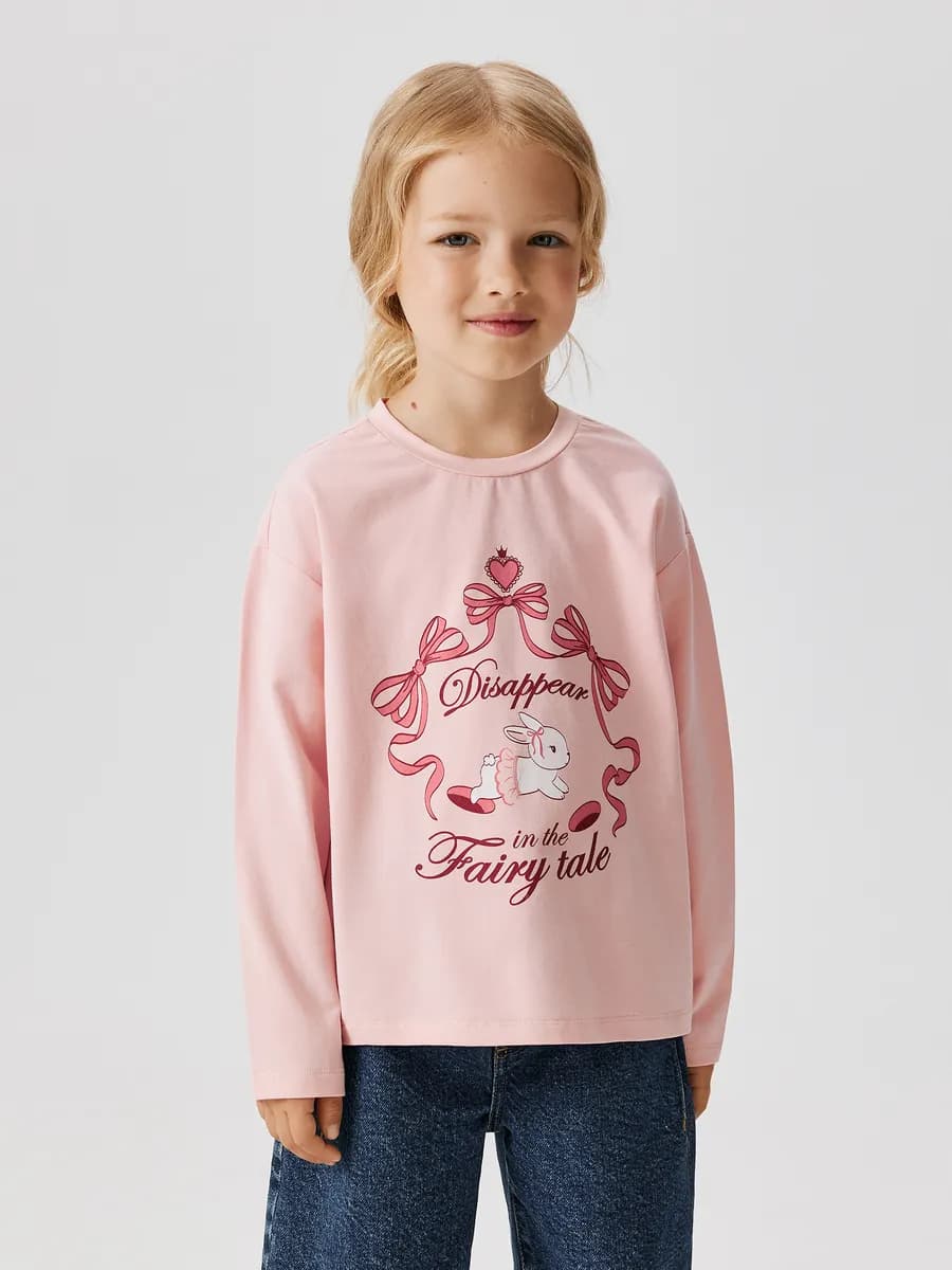 Лонгслив тонкий в садик Только Онлайн