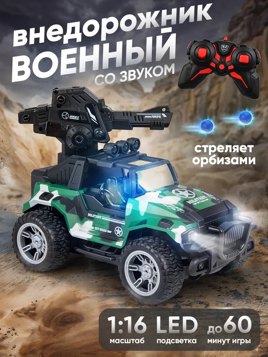 Машинка на пульте управления, джип